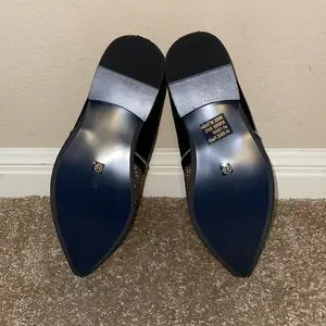 Gold-Tip Black Elegant Rhinestone Dress Shoe - Never Worn Portabella New York | Shoes | Goldtip Black Elegant  main image 3